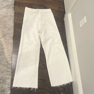 Zara white jeans